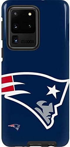 Skinit Pro Phone Case Compatible with Galaxy S20 Ultra 5G - Officially Licensed NFL New England Patriots Large Logo Design