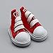 TMSITE Scarpe da Bambola BJD, Scarpe da Ginnastica Alte in Tela, Scarpe Casual alla Moda, Scarpe Casual da 5 cm, Scarpe da Bambola BJD(Red)