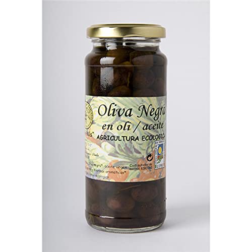 ACEITUNAS NEGRAS ACEITE DE OLIVA 135g ECO