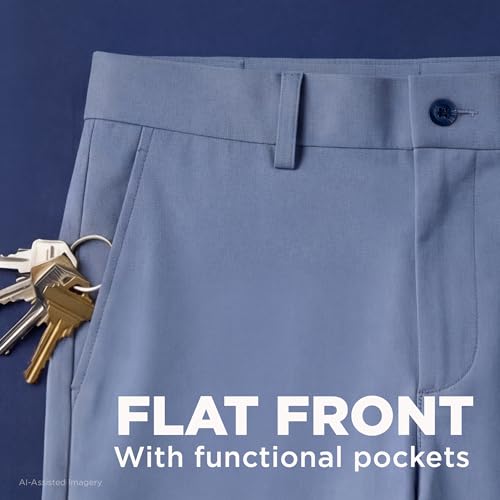 Image of Haggar Sport Men's Travel Performance Pant, Straight Fit