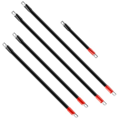 CLUBRALLY Club Car Precedent Battery Cables Set 48 Volt 3 Gauge for 2008-Up Golf Cart with Six 8V Batteries