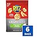 RITZ Crisp and Thins Cream Cheese and Onion Chips, Party Snacks, Bulk Snacks, 6 - 7.1 oz Bags