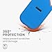 kwmobile Silicone Case Compatible with Sandisk E81 SSD (not for E61) - Case Protective Cover for SSD Drive - Blue