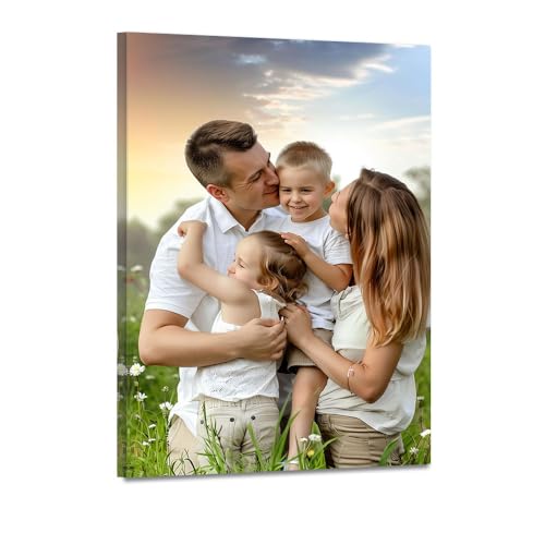 Personalized Framed Canvas Wall Art, Custom Photo on Canvas, Canvas Prints, Home Decor (12x16)