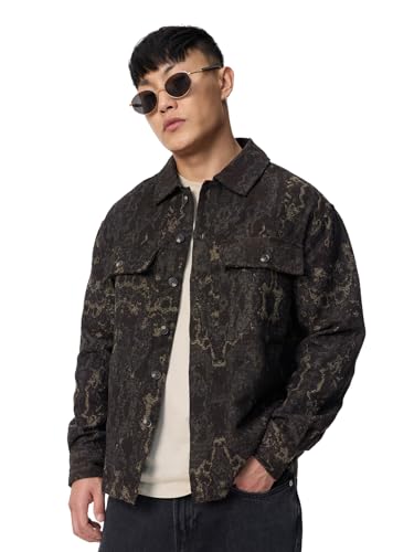 Buy The Souled Store Jacquard Shacket: Vintage Wood Men and Boys