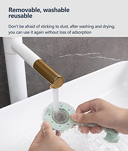 Support de pommeau de douche orientable accessoire salle de bain ventouse - 5