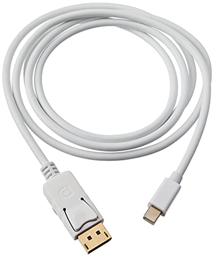 Cabo Conversor Mini Displayport (Thunderbolt) para Conexão Displayport (Mac) com 1,80 mts