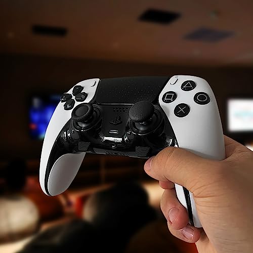 Performance Thumbstick Caps Replacement Kit for PS5 DualSense Edge Controller, Thumb Stick Grips Accessories for PlayStation 5 Pro Elite Controller (Standard Concave*2, Low Dome*2, High Dome*2, Black) - Image 5