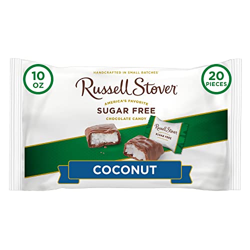 Russell Stover Sugar-Free Laydown Bag Coconut, 10 Ounce - image 1