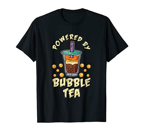 Bubble Tea Perlen Bubble Tea Makes Me Happy Boba Bubble Tea T-Shirt