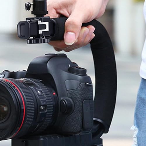 Image of Camera Support Handle Grip C-Shaped Cold-Shoe Mount Supporting Handle Grip