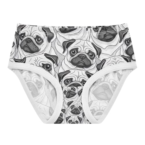 Cute Dogs Girl Panties, Toddler Girl Briefs, Girls Underwear Cotton, 2–8 Years