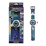 Lexibook, Orologio Digitale Proiettore Hedwig di Harry Potter, Proiettore di 20 Immagini, Cinturino Regolabile, Anello della Lente Rotante, Blu Scuro, DMW050HP1LXB