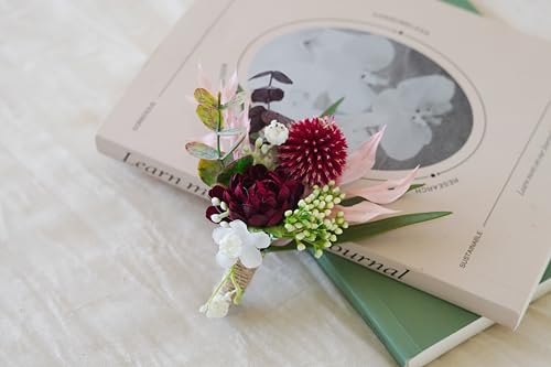 Accesorios florales para boda decorativos miniatura 5
