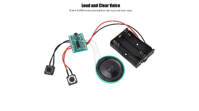 Garsent Module Vocal Enregistrable, DIY Cartes De Vœux Puce 30 Secondes Musique Son Enregistreur Vocal Musique Module Pour Greeting Card