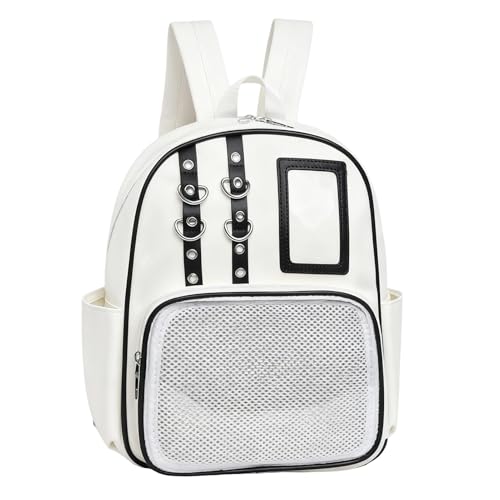 Sac en PU 25,4 x 20,3 cm sac à main multi-poches léger et élégant