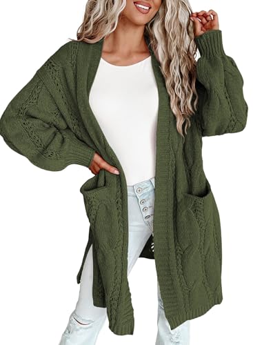 Image of Dokotoo Women Long Cardigan Open Front Knit Sweater 2026