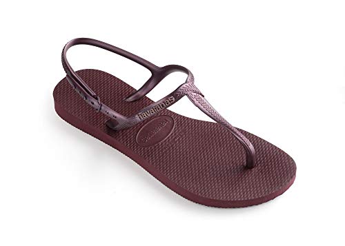Chinelo, Havaianas, Twist, Feminino, Vinho De Uva, 35/36