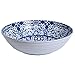 ProCook - Saladier en Mélamine - 30.5 cm - Vaisselle Réutilisable - Repas Extérieur, Pique-Nique, BBQ & Camping - Bleu & Blanc