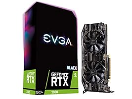 EVGA 08G-P4-2081-KR GeForce RTX 2080 Gaming 8GB GDDR6 Dual HDB Graphics Card, Black Edition