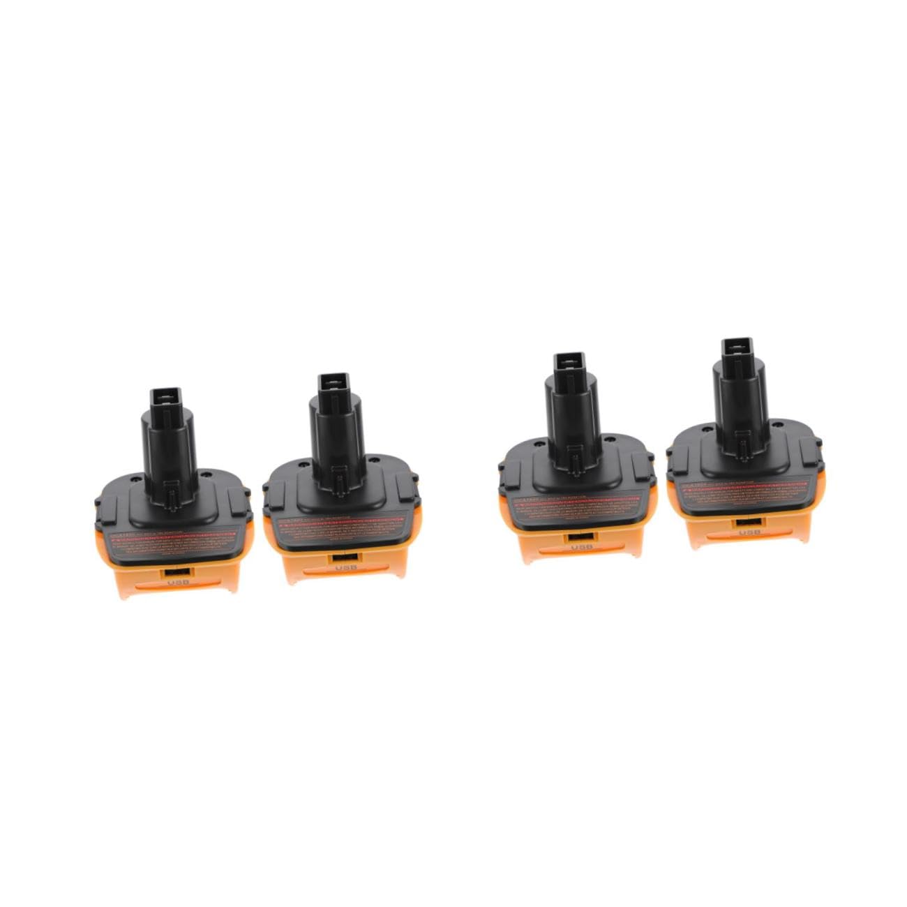 4 Set Adattatore per Batterie Converter per Alimentazione Compatibile con Facile Usare Design