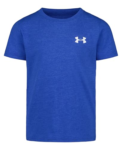 Under Armour Boys Short Sleeve Elite T-Shirt Lightweight & Breathable Relaxed Fit Ultra Blue 5