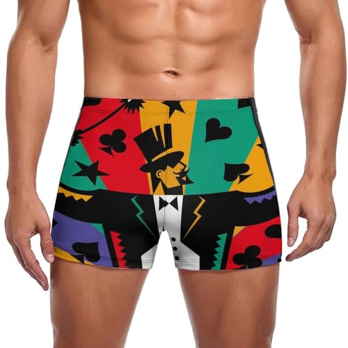 Boxer de bain homme Poker Gentleman swimming trunks et swim briefs