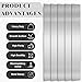 Vrizminfly 5 Pcs Pure Nickel Strips,Anode Sheet 0.04 x 1 x 6 Inches Plating Kit for Electroplating and DIY Plating Experiment