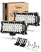 7inch LED Light Bar 2pcs 240W Offroad Driving Lights LED Pods Spot Flood Combo Beam Fog lights Waterproof Led Work Lights for UTV ATV Jeep Truck Boat