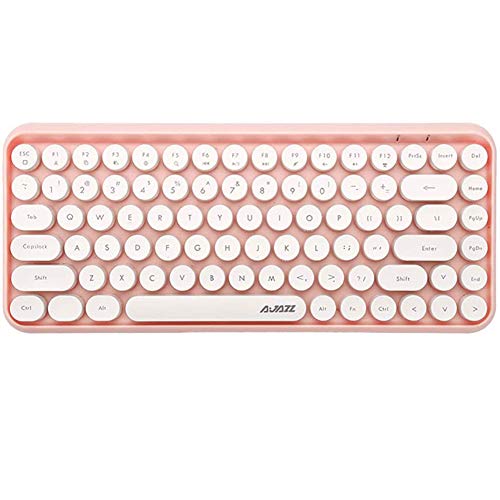 Ajazz ブルートゥース タブレット用キーボード かわいい レディースキーボ Amazon.co.jp: Reut-ajazz ブルートゥース タブレット用