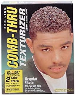 Pro - Line Comb Thru Texturizer With HMC Conditioner 2 Easy Steps No Lye No Mix Regular by Comb Thru