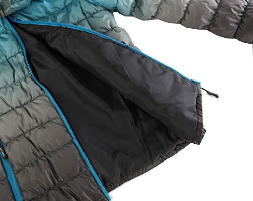 Krumba Ragazzi Impermeabile Puffer Giacca Turchese...