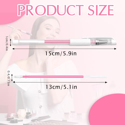Cheynn 4 Stück Eyebrow Microblading Haut Marker Set, Chirurgischer Hautmarker Stifte mit 8 Nachfüllung 4 Farben Tattoo Schablonenstift Hautpositionsstifte für Augenbrauen Lippen Körperkunst