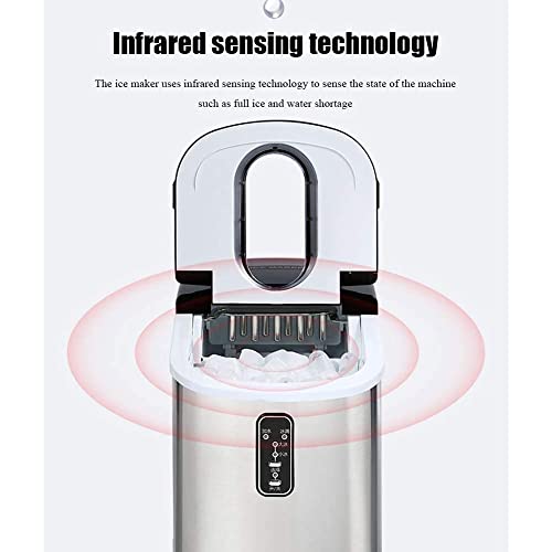 Máquina para hacer hielo con tanque 2.2L y 16kg en 24h miniatura 5
