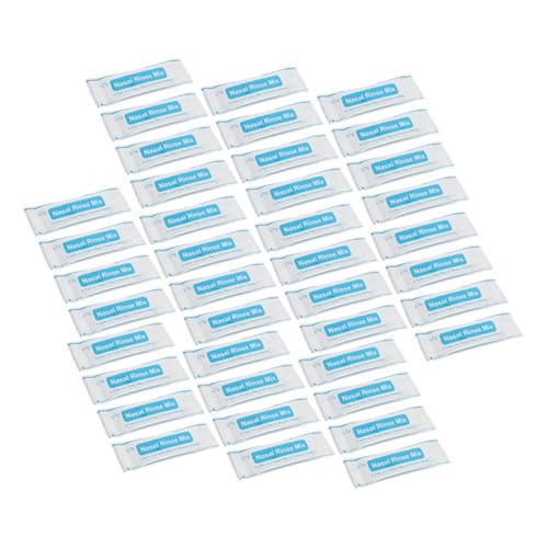 BESTYASH 80 pezzi Bustine Nasale Istantaneo per Lavaggio Naso Fisiologico Fine Senza Protettore Cavità Nasale per Pulizia Quotidiana e Sollievo da Fastidi Nasali Uso Adulto