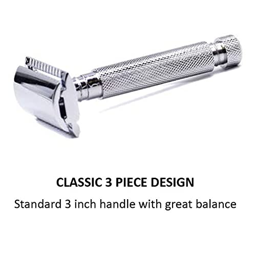 Rasoir de sécurité Parker de 100 gr idéal pour le rasage zéro déchet du matin - 6