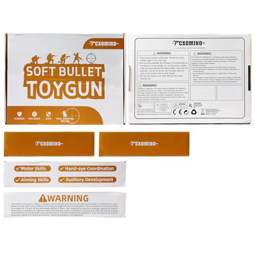 Tcxomino Automatic Shell Ejecting Toy Gun, Fidget & Shooting Game by Tcxomino - Used condition - Image 8
