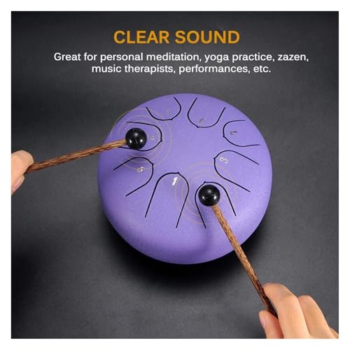 Tambour à langue en acier idée cadeau originale pour s'initier à la musique