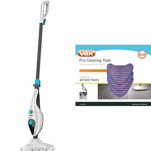 Vax S85-CM Steam Clean Multifunction Steam Mop & Vax Genuine Pro Cleaning Pads