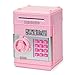 civan ATM Piggy Bank for Kids, Electronic Money Saving Box with Password, Safe Cash Coin Saving Bank Toys for Ages 8-13 3-8 Kids Girls Boys Birthday (Pink)