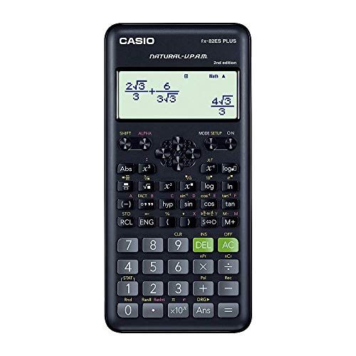 Image of Casio (Refurbished) FX-82ES Plus 2nd Edition-Non-Programmable Scientific Calculator,252 Functions,Black