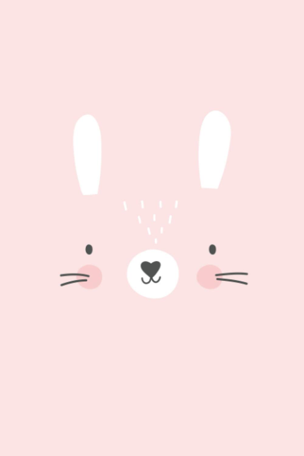 Bunny Notebook: Cute Pink Rabbit Journal - Lined Notebook Journal for Writing - 6 x 9 Inches - 110 Pages (Kawaii Zoo Collection)