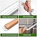 Adjustable Bread Slicer for Homemade Bread - Upgrade Manual Sourdough Bread Knife with Thickness Guide, Bread Bow Cutter with Stainless Steel Serrated Blade for Baguettes Bagels, Ideal Gift for Baker