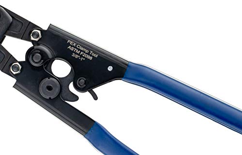 EFIELD 1/2-inch PEX Pipe Plumbing Installation Kit: 1/2-Inch X 200 ft Pex-b Tubing (100 ft Red + 100ft Blue), 12 Pcs Pex Brass Fittings, Cinch Clamp Fastening Tool and 20 Pcs 1/2" Clamps,(AB21530I) by EFIELD - Image 7