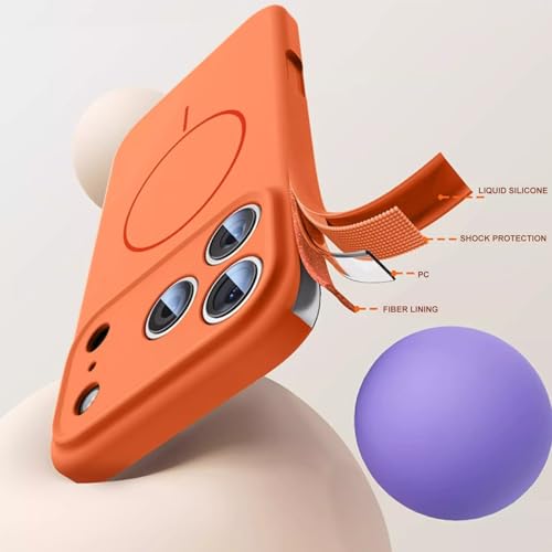 Coque Silicone Liquide iPhone 17 Pro compatible MagSafe Mince - 4