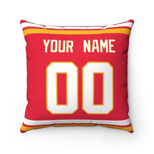 Image of ANTKING Throw Pillow 2 Pack Custom Any Name and Number Personalized Gift for Men Women Boys