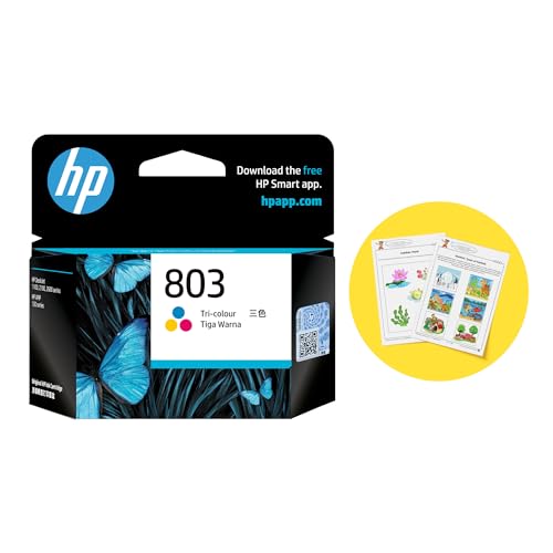 HP 803 Tri-color Original Ink Cartridge