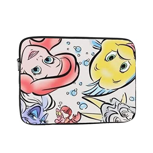 ノートパソコンケース アリエル アニメ 13 インチ 360°保護pcケース 耐衝撃パソコンけーす パソコンバッグ 薄型 防水 軽量 シンプル 通勤 通学 ビジネス 男女兼用 人気 プレゼント