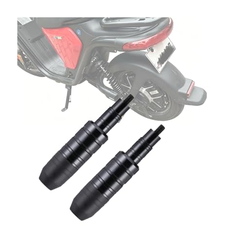 2PCS Motorcycle Frame Sliders for Hero HF Deluxe 2010–2026 | CNC Aluminum Alloy Crash Protectors, Impact-Reducing Anti-Crash Bar Sliders