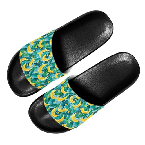 Image of Footwear for Mens Open Toe Athletic Sandals Anti-Slip Sole Slide Sandals Pillow House Flat Shoes Comfortable Slip On Slippers for Indoor & Outdoor
